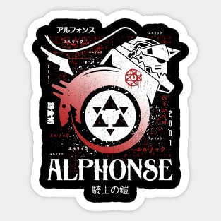 Alphonse Sticker